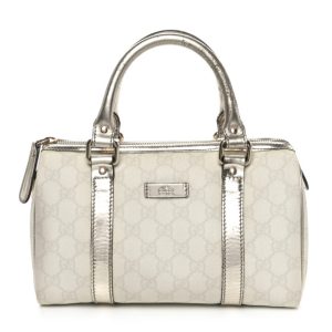 Gucci GG Plus Monogram Small Joy Boston Metallic