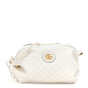 Gucci Mini Vintage GG Supreme Monogram GG New Candy Crossbody Great White