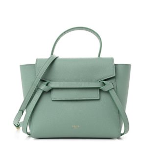 Celine Grained Calfskin Nano Belt Bag Ice Mint