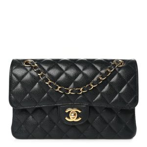 Chanel Caviar Quilted Small Double Flap Black
