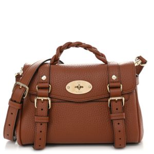 Mulberry Heavy Grain Mini Alexa Chestnut