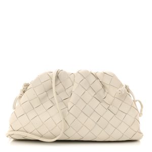 Bottega Veneta Nappa Intrecciato The Mini Pouch Chalk