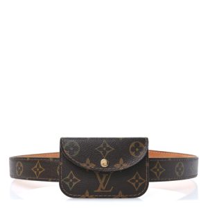 Louis Vuitton Monogram Ceinture Pochette Solo Belt 85 34