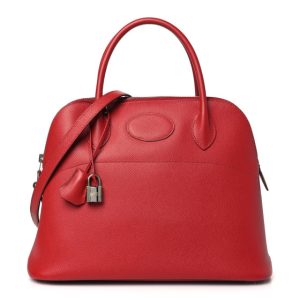 Hermes Epsom Bolide 31 Rouge Vif
