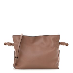 Loewe Calfskin Mini Flamenco Knot Clutch Pink
