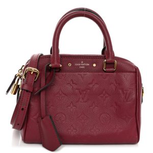 Louis Vuitton Empreinte Speedy Bandouliere 20 NM Raisin