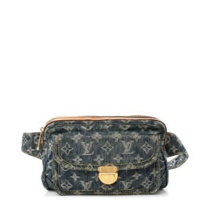 Louis Vuitton Monogram Denim Bum Bag Blue