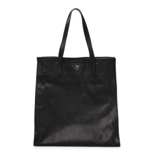 Prada Saffiano Lux Cuir Tote Black