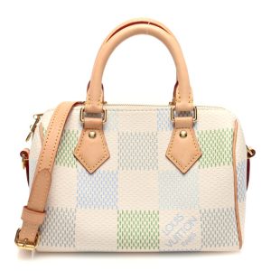 Louis Vuitton Damier Giant Speedy Bandouliere 20 Pistachio