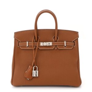 Hermes Togo Birkin 25 Gold