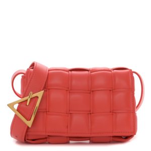 Bottega Veneta Nappa Maxi Intrecciato Small Padded Cassette Crossbody Bag Sunburst