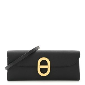 Hermes Epsom Maillon Wallet To Go Black