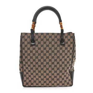 Gucci Monogram Bamboo Handle Bag Pink