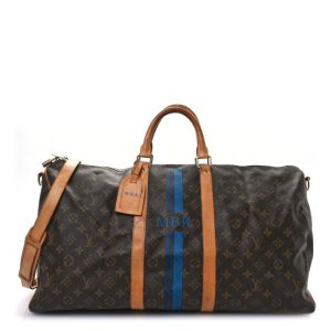 Louis Vuitton Monogram My LV Heritage Keepall Bandouliere 55 Marine Blue