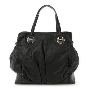 Gucci Guccissima Full Moon Tote Black
