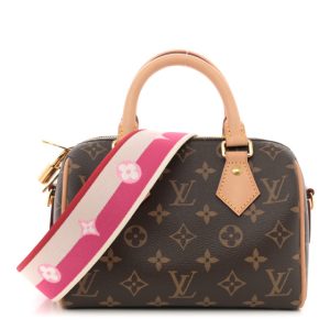 Louis Vuitton Monogram Speedy Bandouliere 20 Fuchsia