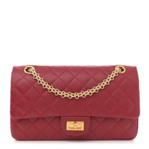 Chanel Aged Calfskin Quilted 2.55 Reissue 225 Flap Red