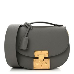 Moynat Taurillon Blush Flori PM Grey