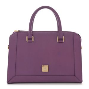 MCM Saffiano Nuovo Tote Purple