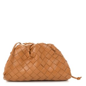 Bottega Veneta Nappa Intrecciato The Mini Pouch Carmel