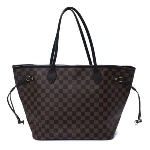 Louis Vuitton Damier Ebene Neo Neverfull MM Rose Ballerine