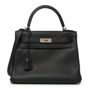 Hermes Togo Kelly Retourne 28 Black