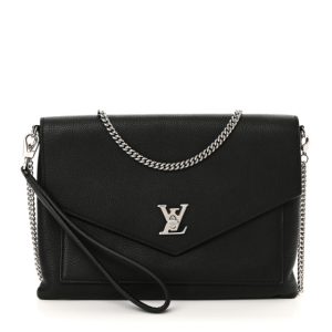 Louis Vuitton Soft Calfskin My Lockme Pochette Black