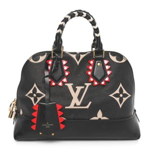 Louis Vuitton Empreinte Monogram Giant Crafty Alma PM Black Creme