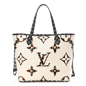 Louis Vuitton Monogram Giant Jungle Neverfull MM Ivory