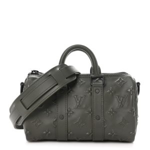 Louis Vuitton Monogram Seal Keepall XS Khaki