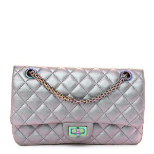 Chanel Iridescent Lambskin Quilted 2.55 Reissue 225 Flap Light Purple