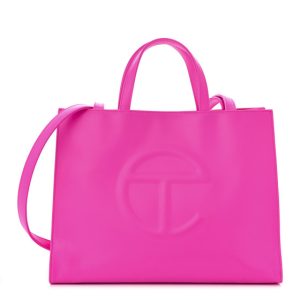 Telfar Vegan Leather Medium Shopping Bag Azalea