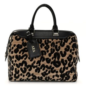 Louis Vuitton Jacquard Velvet Leopard Print Stephen Sprouse Speedy