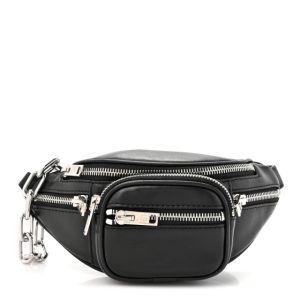 Alexander Wang Lambskin Mini Attica Belt Bag Black