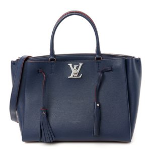 Louis Vuitton Calfskin Lockmeto Marine Rouge