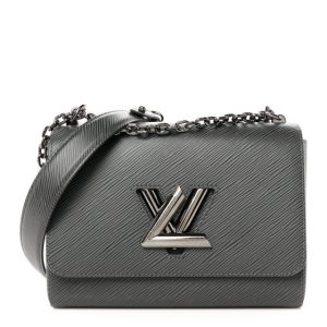 Louis Vuitton Epi Twist Shoulder Bag MM Platine