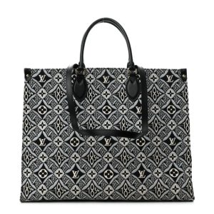 Louis Vuitton Jacquard Since 1854 Onthego GM Grey