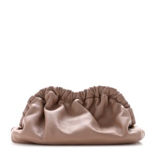 Mansur Gavriel Lambskin Cloud Mini Clutch Biscotto
