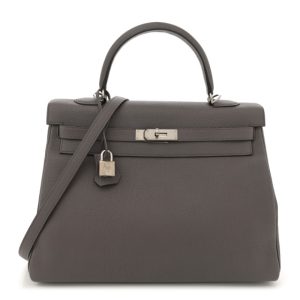 Hermes Togo Kelly Retourne 35 Etain
