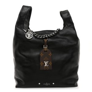 Louis Vuitton Calfskin Monogram Atlantis Vibe MM Black