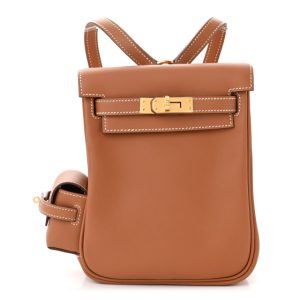 Hermes Swift Kelly Jump Backpack Gold