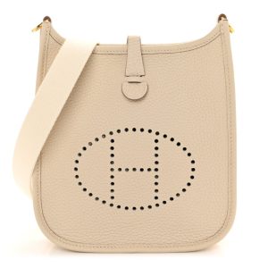 Hermes Taurillon Clemence Evelyne TPM Craie