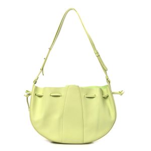 Mansur Gavriel Tumbled Calfskin Lilium Bag Mint
