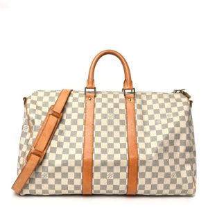 Louis Vuitton Damier Azur Keepall Bandouliere 45