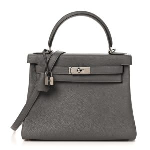 Hermes Togo Kelly Retourne 28 Etain