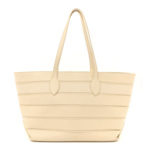 Khaite Calfskin Banded Florence Tote Cream