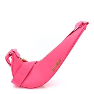 Jacquemus x NIKE Smooth Calfskin Le Sac Swoosh Dark Pink