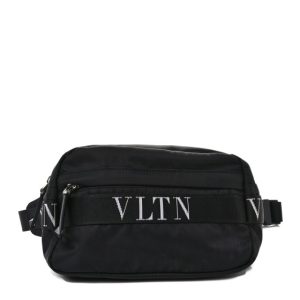 Valentino Garavani Nylon VLTN Belt Bag Black