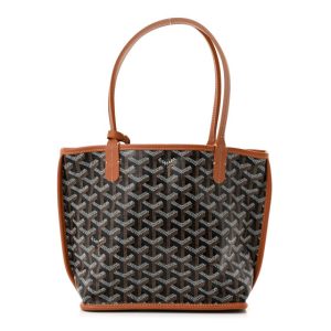 Goyard Goyardine Reversible Mini Anjou Black Gold