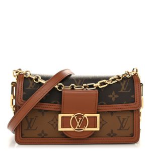 Louis Vuitton Reverse Monogram Dauphine Mini East West